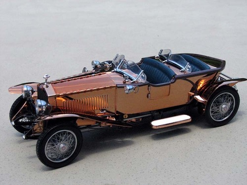 富兰克林1921年劳斯莱斯SliverGhost车模