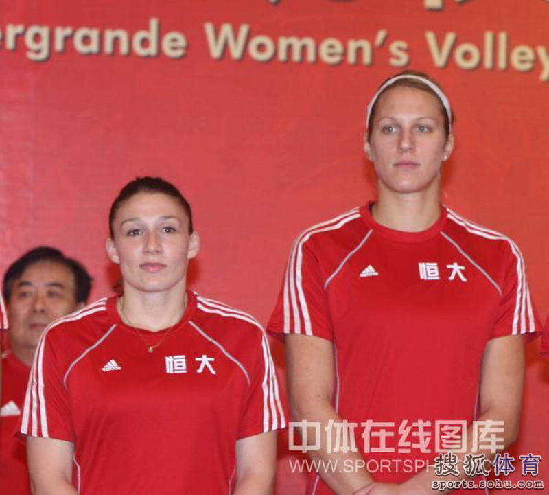 Volley Talk Christa Harmotto and Nicole Davis at Evergrande