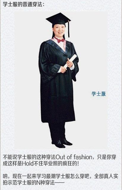 学士服怎么穿