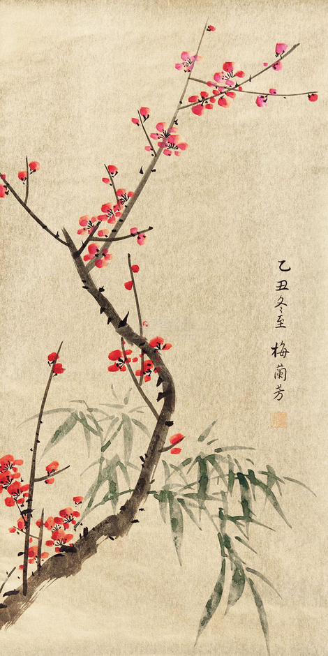 京剧大师梅兰芳国画作品赏析