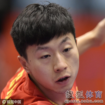 奥运中国乒乓球员大头照:马龙帅气刘诗雯呆萌