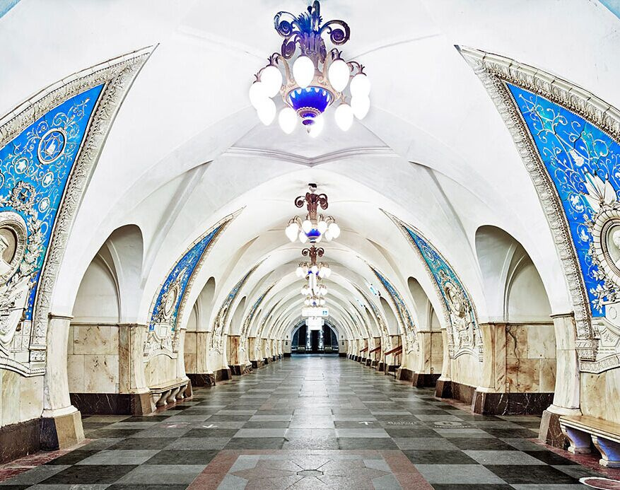 探访莫斯科地铁:地下的艺术殿堂
