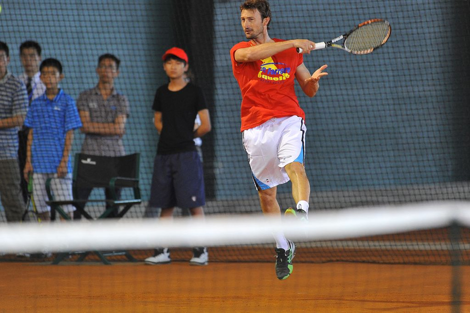 高清:费雷罗国际网球学院启动 前一哥走进中国