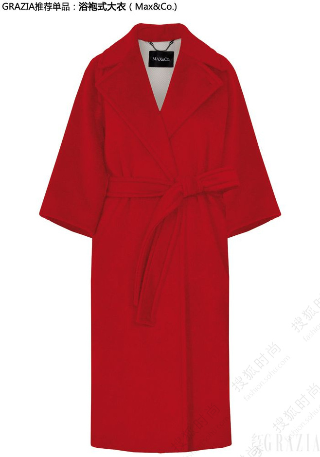 秋冬大衣尺寸真的很重要 GRAZIA超大外套怎么