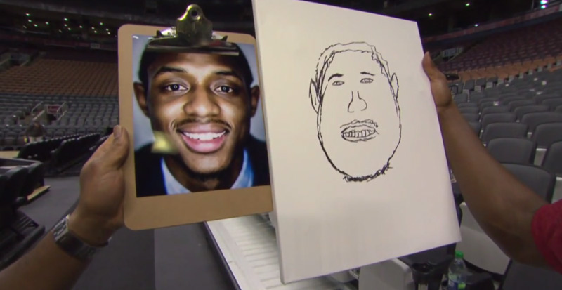 球员趣味自画像:乐福无耳 洛瑞变身机器人(图)