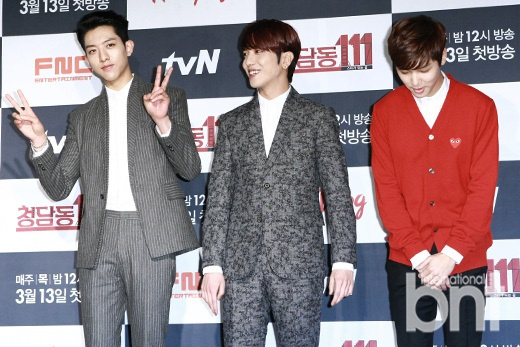 CNBLUE等出席电视剧《清潭洞111》后续发布