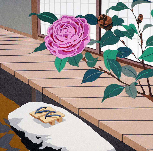 先来欣赏一组日本纸艺拼贴画,从中寻找灵感吧!