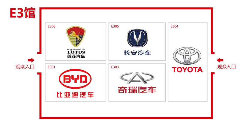 图解北京车展展位分布 超强明星阵容时间表64
