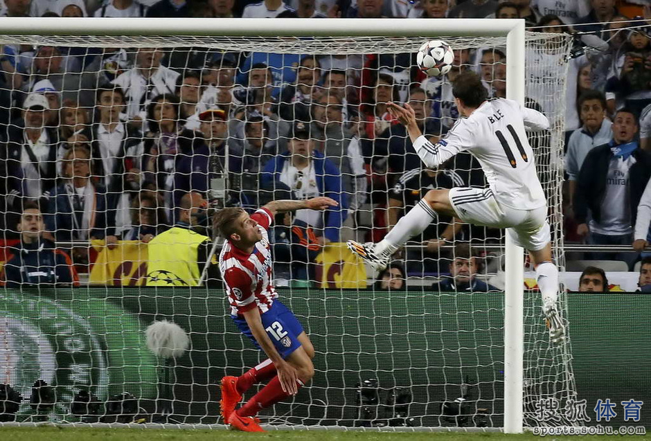 进球回放:迪马利亚射门造威胁 贝尔头球射空门