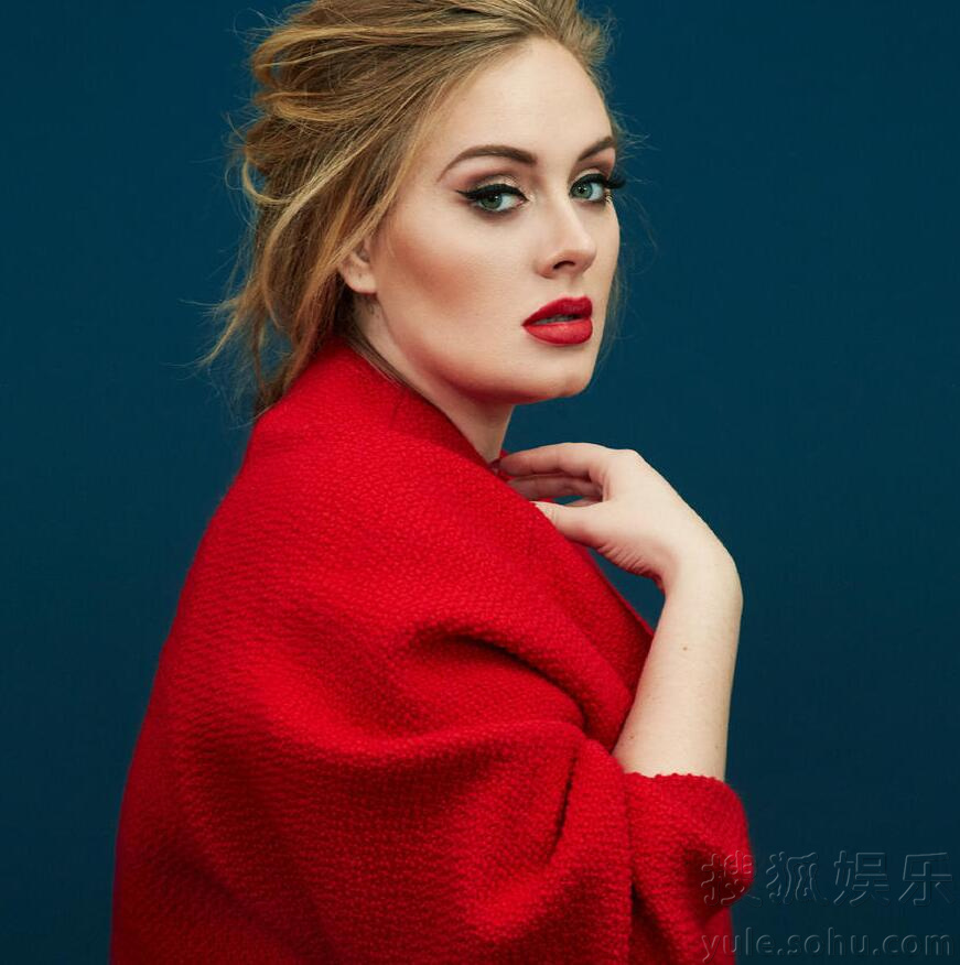 12月22日,有网友曝光一组阿黛尔(adele)登上《时代》杂志封面的写真