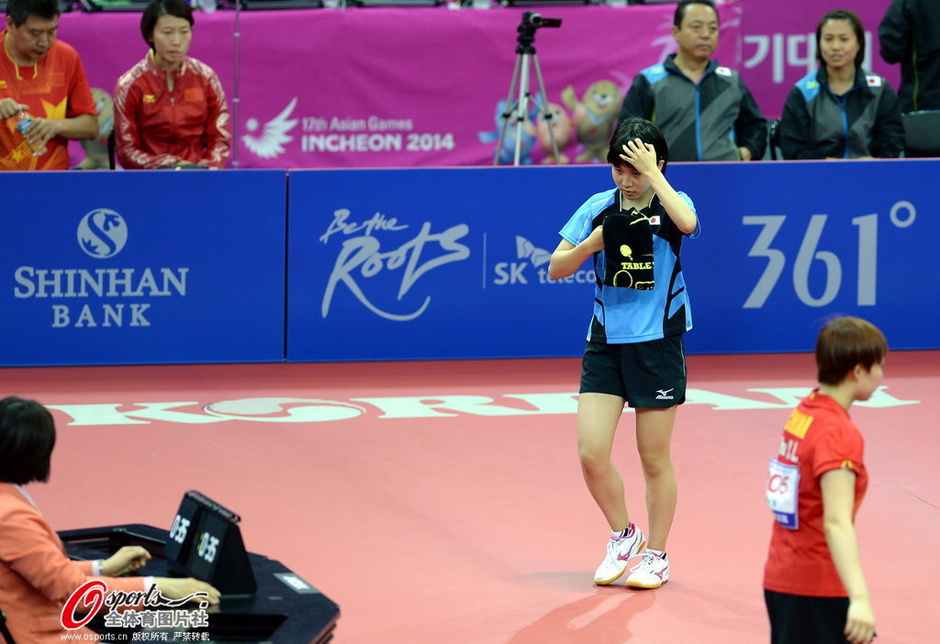 亚运乒球女团决赛00后出战 日本<em>小妹萌萌</em>哒(图