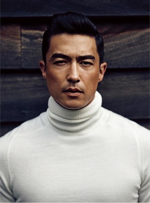 韩裔美国影星丹尼尔·海尼(daniel henney)携手某时尚杂志拍摄写真