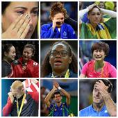 里约之流泪瞬间：激动或遗憾 他们在赛场上的泪