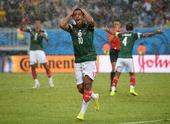 高清图：世界杯墨西哥VS喀麦隆 埃雷拉爆射霸气