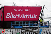 2012年7月20日，2012年伦敦奥运会前瞻，奥林匹克公园做最后准备。