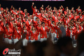 北京时间2012年7月21日，日本代表团出征仪式举行。