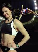 伊莲娜・伊辛巴耶娃，奥运冠军，女，俄罗斯撑杆跳高运动员，女子撑杆跳世界纪录保持者。在2004年和20...