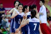 高清图:女排大奖赛中国3-2荷兰