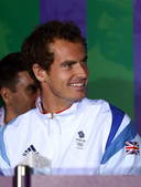 北京时间7月25日，英国网球队在全英网球场举行媒体见面会。