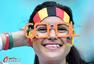 高清图：德国对阵葡萄牙 美女球迷军团率先开战