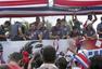 高清图：哥斯达黎加回国总统迎接 享受英雄待遇