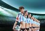 高清图：德国阿根廷巅峰大PK 足球宝贝性感助阵