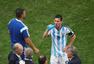 高清图：世界杯阿根廷淘汰比利时 梅西率队庆祝