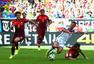 高清图：世界杯德国胜葡萄牙 穆勒上演帽子戏法