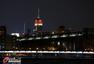 高清图：纽约帝国大厦点灯 祝贺德国夺得世界杯