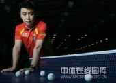 2008年北京奥运会乒乓球男子团体冠军成员王皓。 