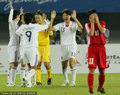 2010年11月22日，2010亚运会女足决赛，朝鲜0-1日本。