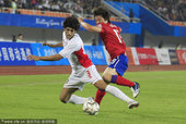 　　2010年11月23日，中国广州，2010亚运会男足半决赛，韩国Vs阿联酋。
