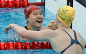 8月14日，刘子歌破在女子200米蝶泳决赛中打破世界纪录，夺得金牌。