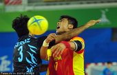 2010年11月13日，广州，2010亚运会男子手球预赛，中国41-21大胜印度。