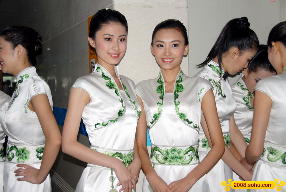 奥运体育展示与颁奖仪式彩排<em>美女如云</em> - 体育健