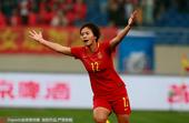 高清:热身赛中国女足2-0克罗地亚 王霜破门庆祝