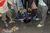 高清图：阿根廷国内暴乱 球迷血流满面警察出动